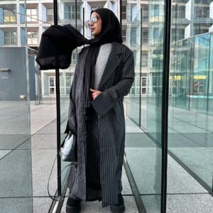 ensemble vogue – tailoring moderne rayé